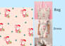simple floral or character illustration pattern
